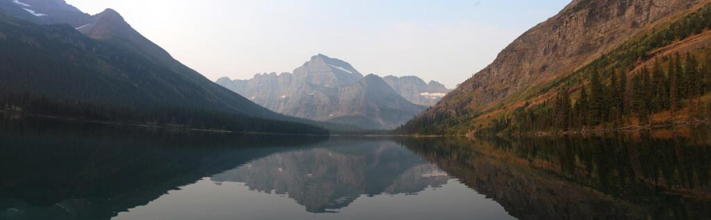 panorama of mountain range