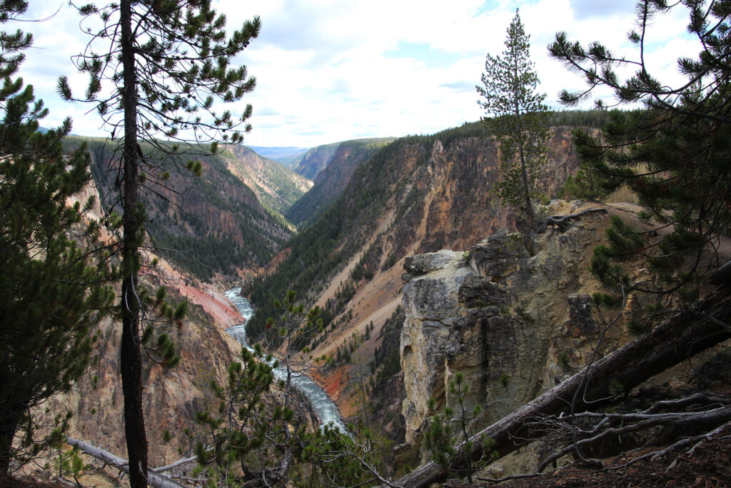 deep rocky canyon