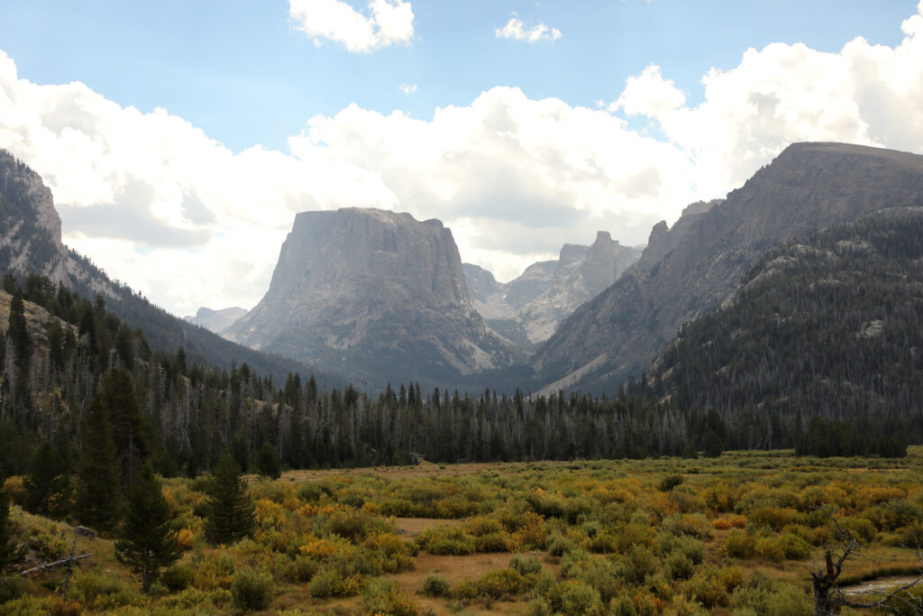 distant mountains