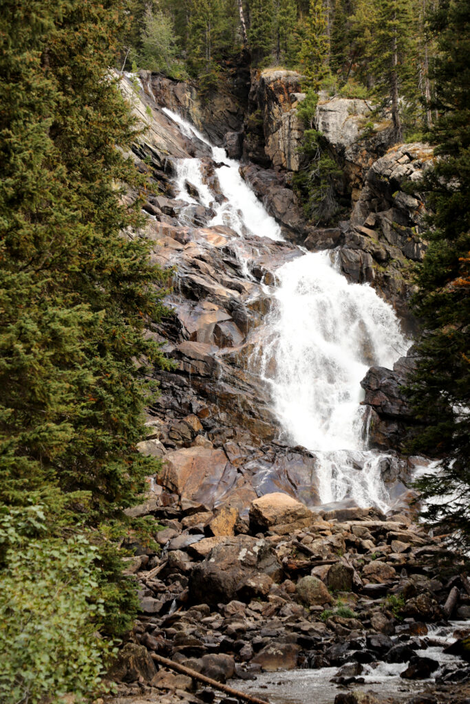 mountain waterfall