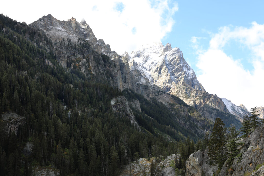 snow capped mountain