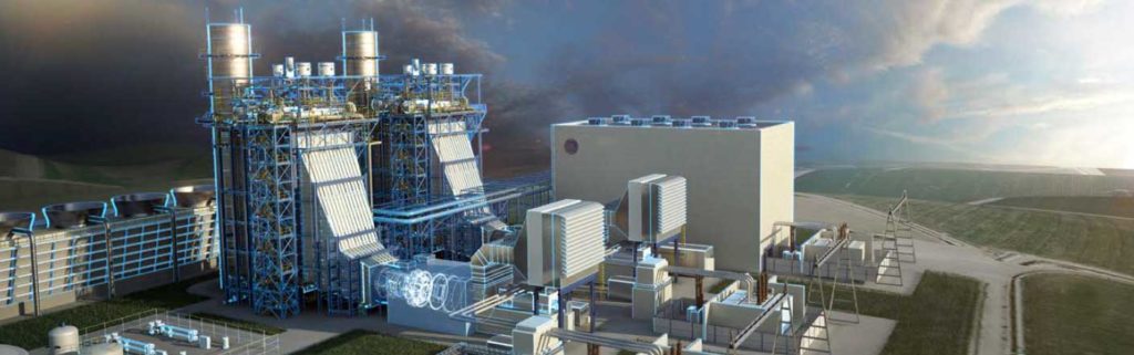 rendering of a large industrial power plant