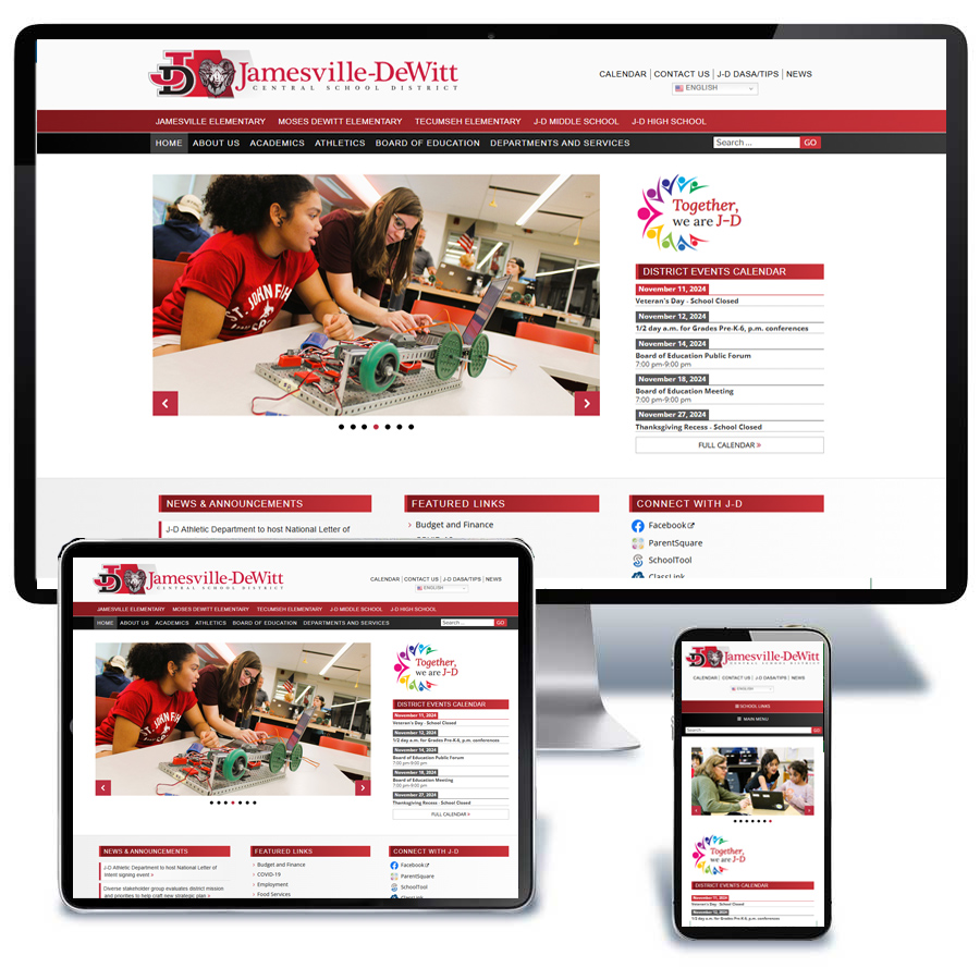 Jamesville-Dewitt CSD website