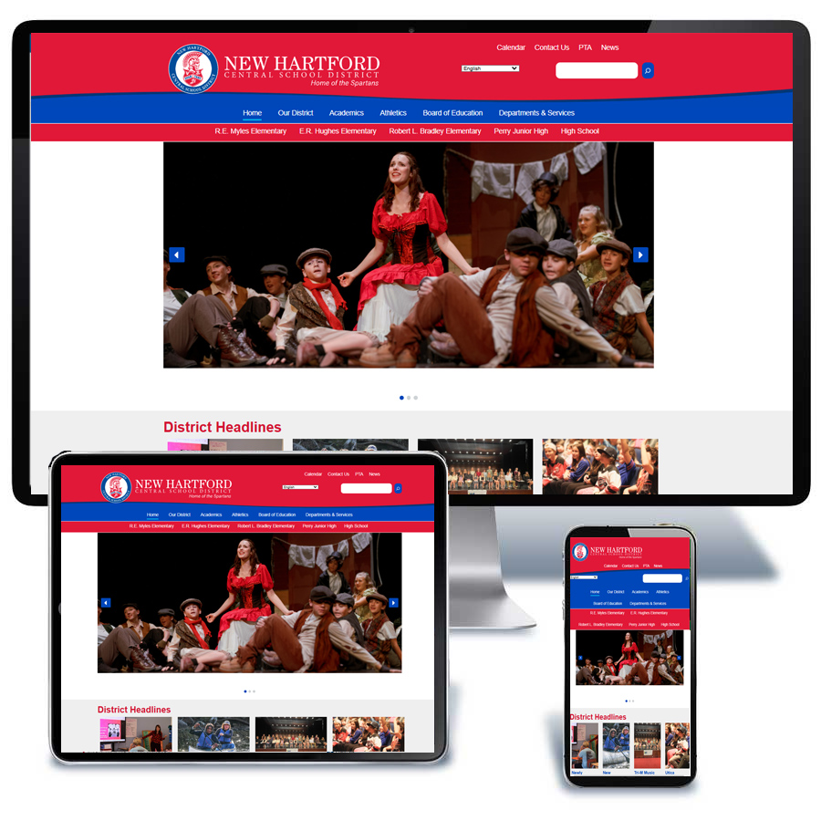 New Hartford CSD website